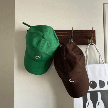 슬림C 볼캡 모자(2color)
